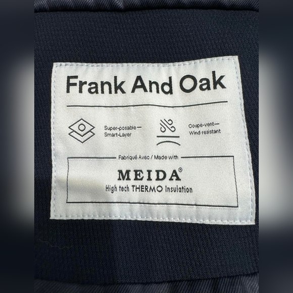 Frank And Oak - The Mackenzie Insulated Cocoon Coat Size Small - Picture 7 of 8